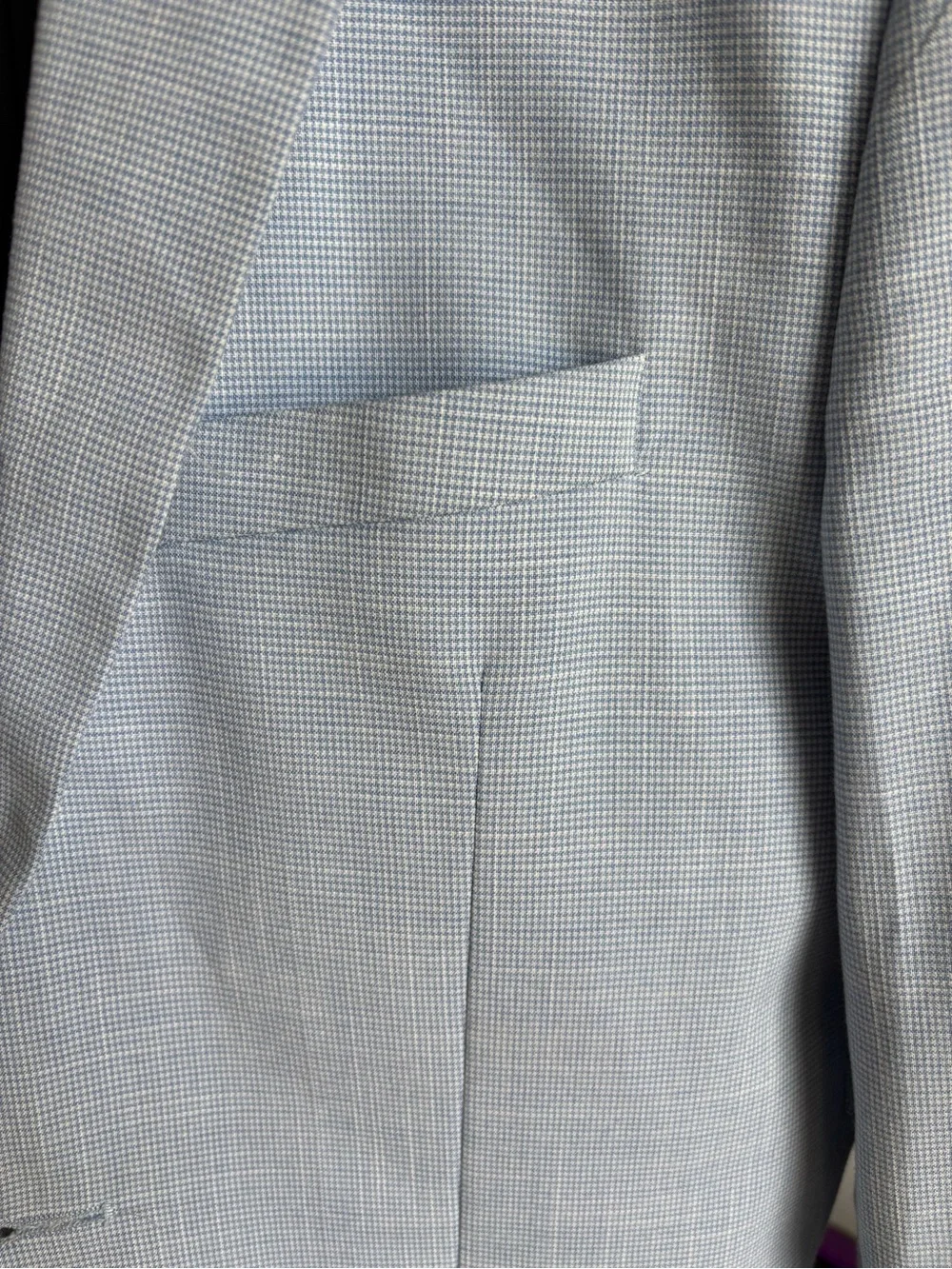 h&m Men's Blue Mariano Slim Two-Button Sport Coat Jacket Suit Size 38r